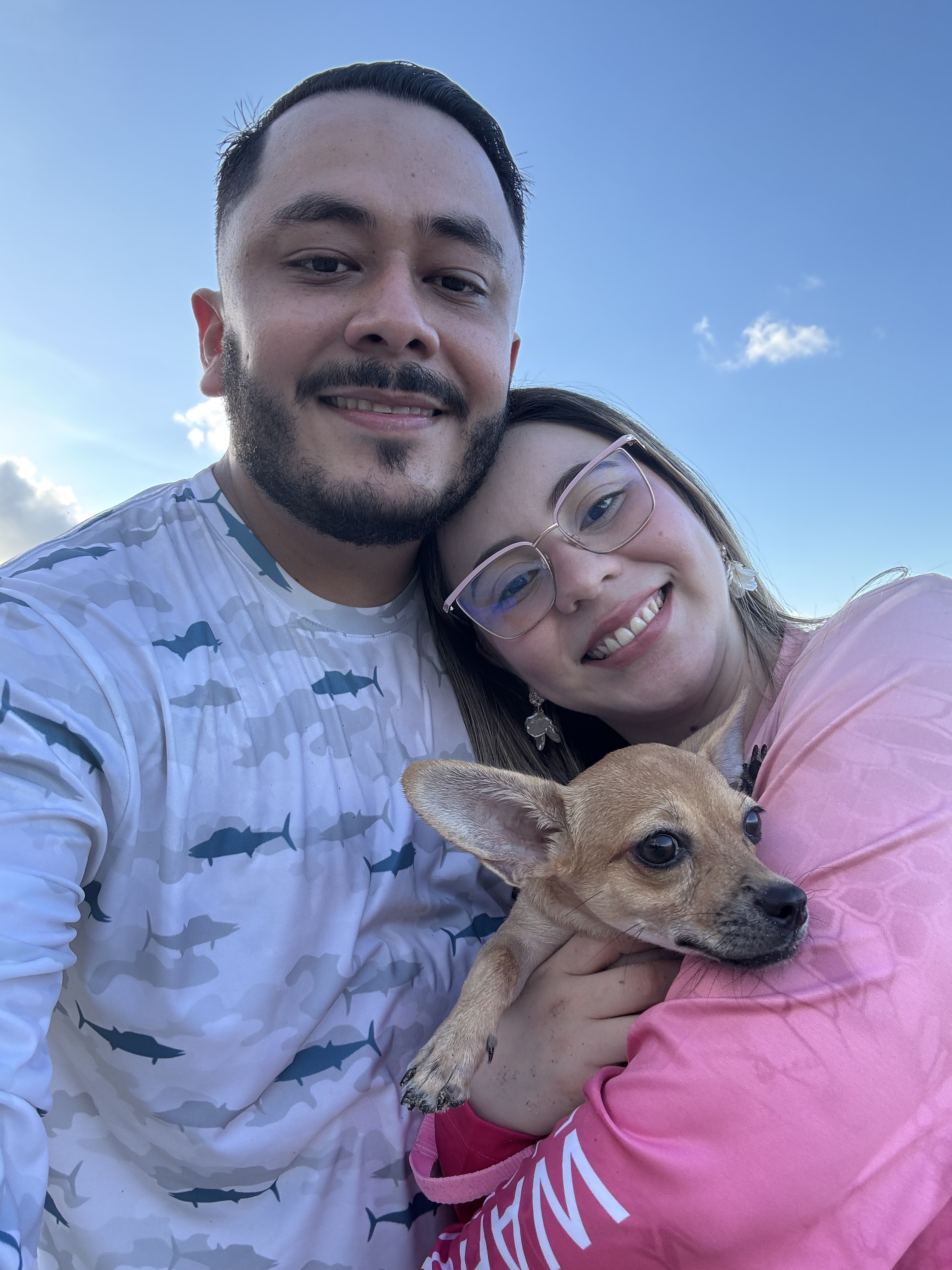 Fernando junto a su familia
